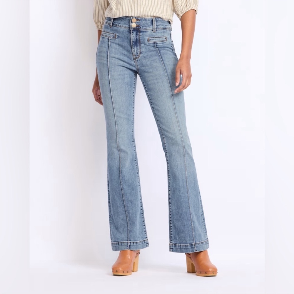 Kut from the Kloth Ana High Rise Flare Jeans Size 16